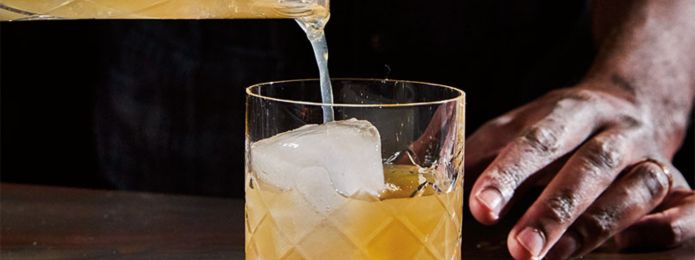 image of someone making a cocktail at prime rib