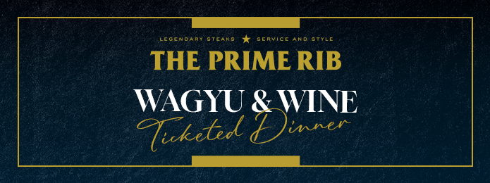 Wagyu and Wine Seated Dinner