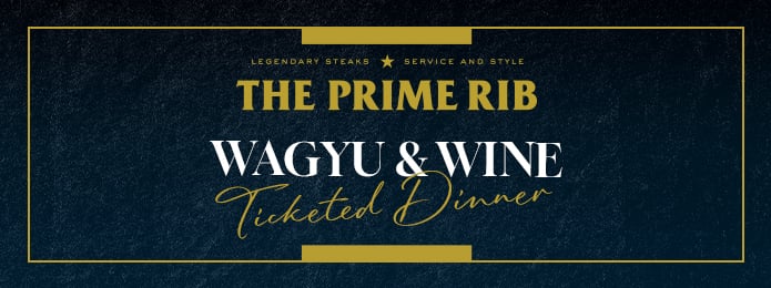 Wagyu and Wine Seated Dinner