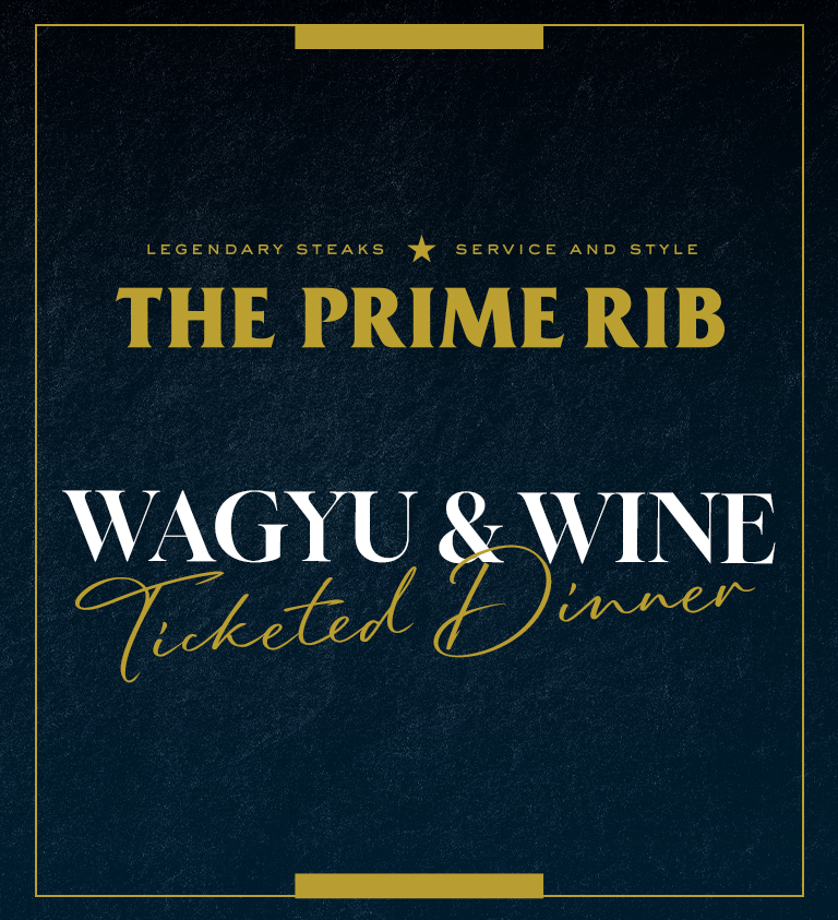 Wagyu and Wine Seated Dinner