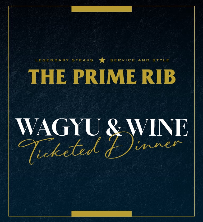 Wagyu and Wine Seated Dinner