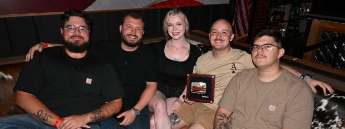 image of people celebrating at a PBR vip booth