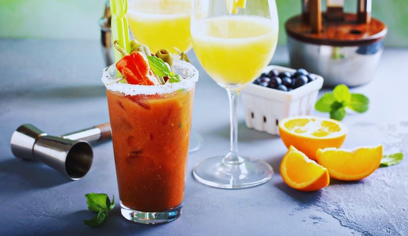 Bloody Mary and Mimosas
