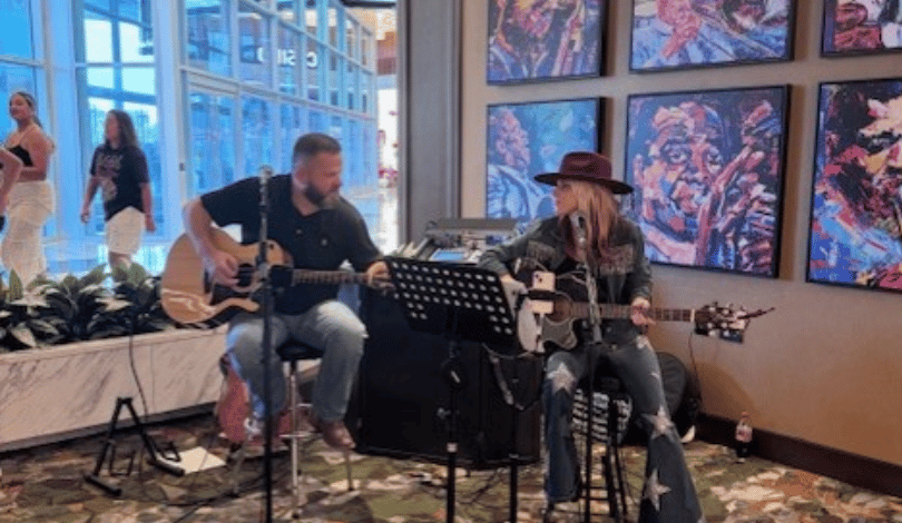 Photo of performers Cheyenne and Curtis