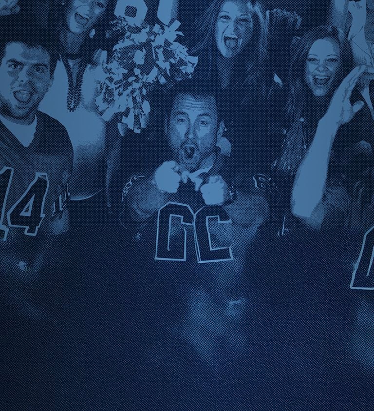 image of people excited and cheering