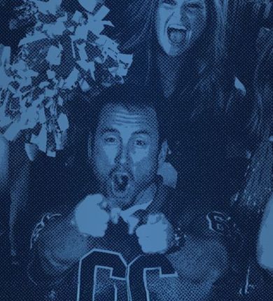 image of people excited and cheering