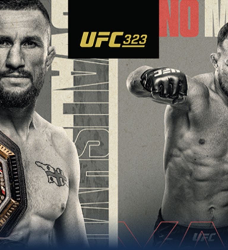 image of the fight information for ufc 323 on december 6