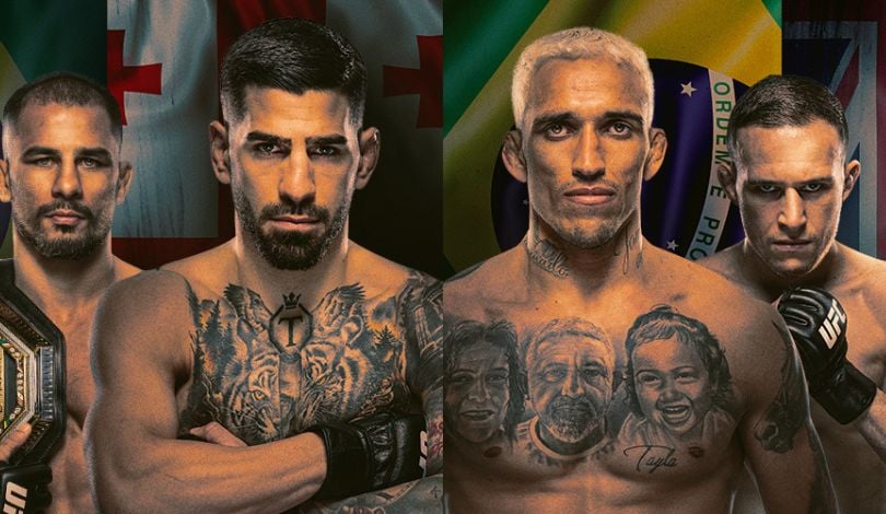 photo of the fighters in ufc318