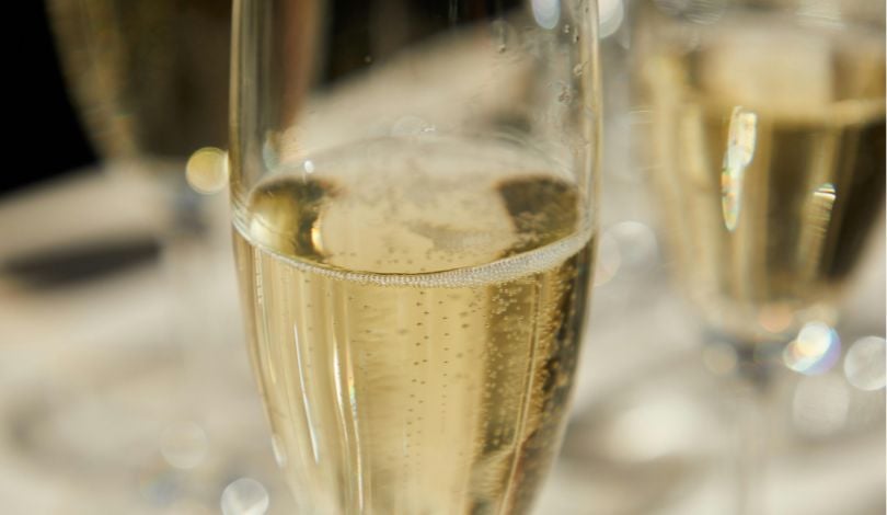 champagne glasses