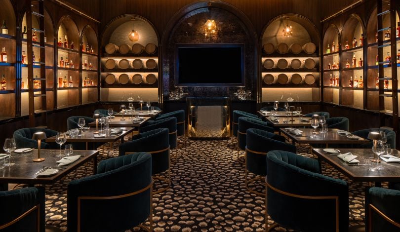 image of the bourbon room in the prime rib