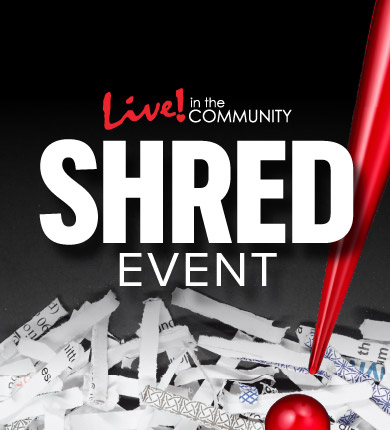 Live! In The Community: Earth Day Shred Event