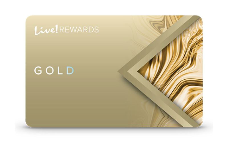 Live! Rewards Gold Card | Live! Casino & Hotel
