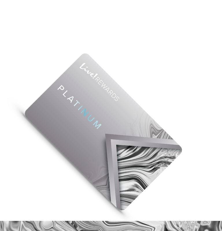 Image of the Live! Rewards Platinum Card