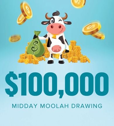 $100,000 Midday Moolah Drawing