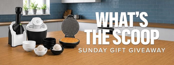 What's The Scoop Sunday Gift Giveaway