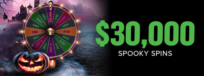 $30,000 Spooky Spin