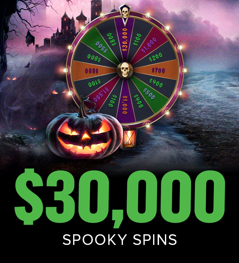 $30,000 Spooky Spin