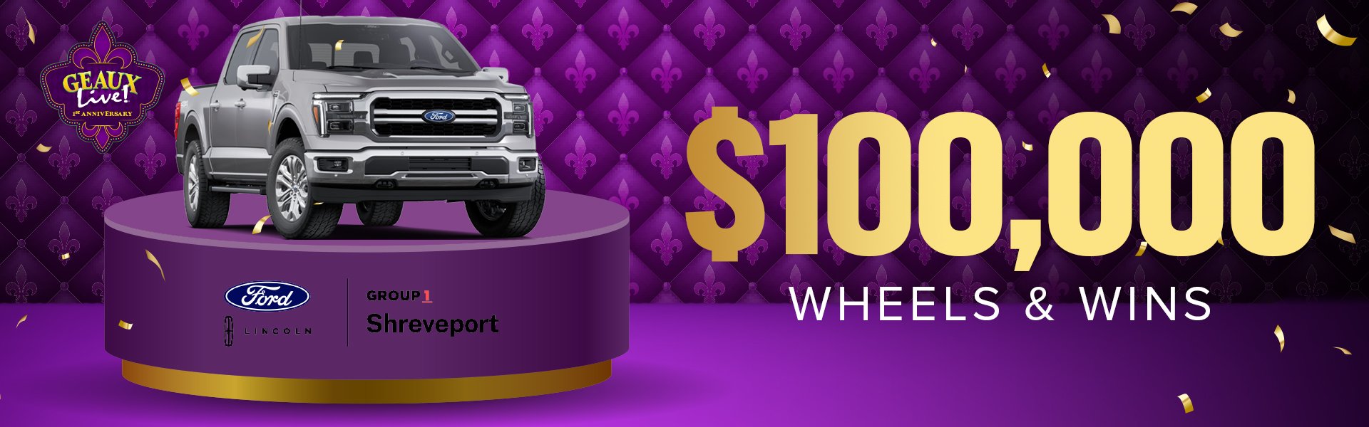 $100k Wheels and Wins