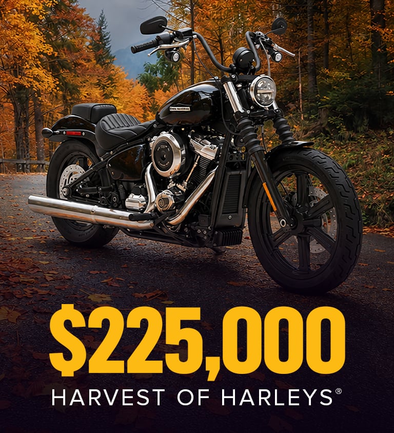 $225,000 Harvest of Harleys