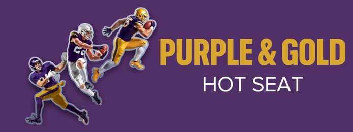 Purple & Gold Hot Seat