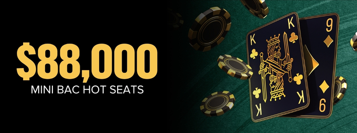 $88K Mini-Bac Hot Seat