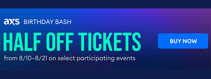 half off tickets at the Hall at Live