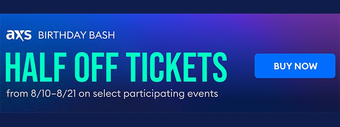 half off tickets at the Hall at Live