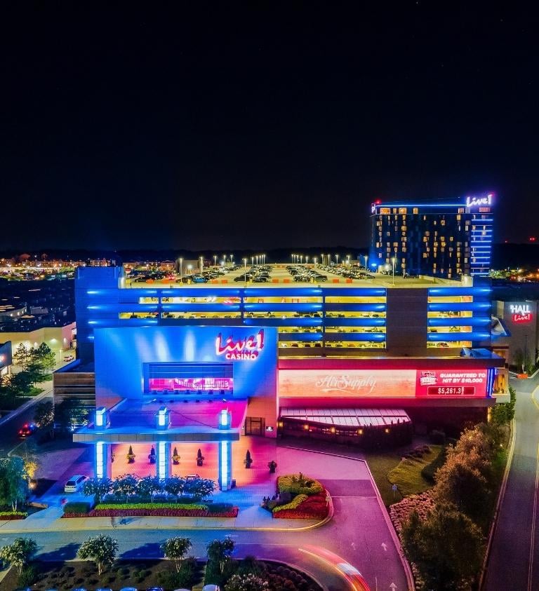 Exterior Architectural Image of Live! Casino & Hotel Maryland®