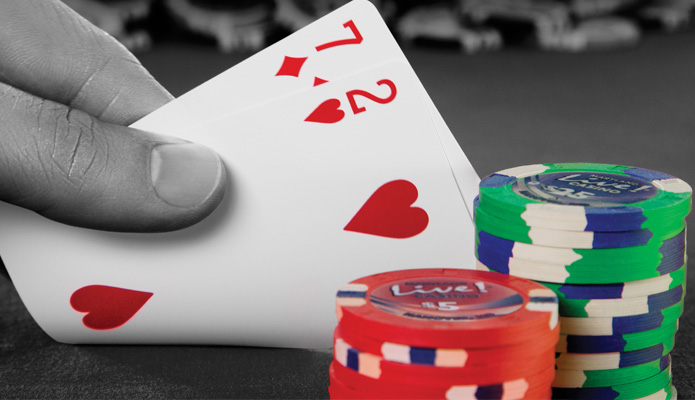 Live! Poker Room - Showing Cards