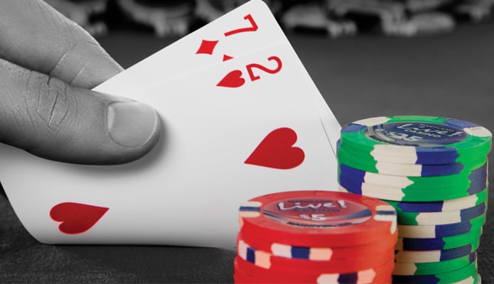 Live! Poker Room - Showing Cards