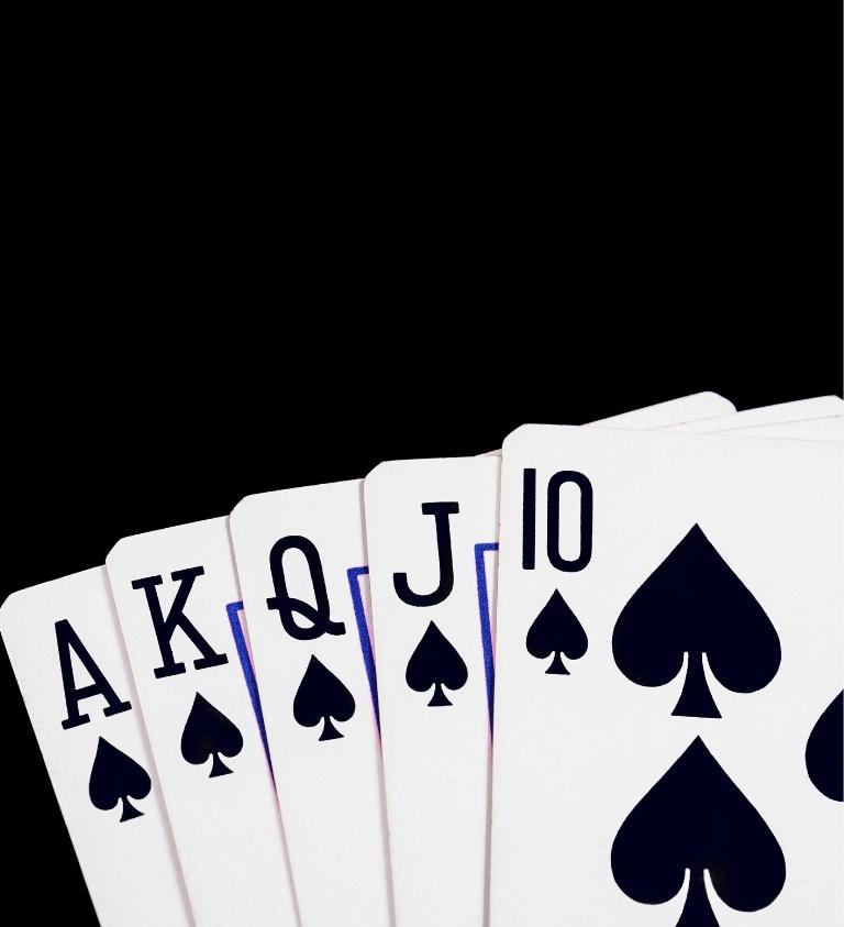 Spade Suit Royal Flush