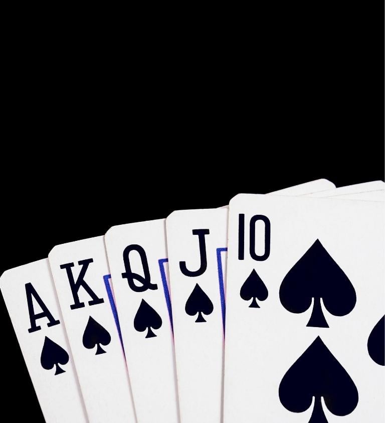 Spade Suit Royal Flush