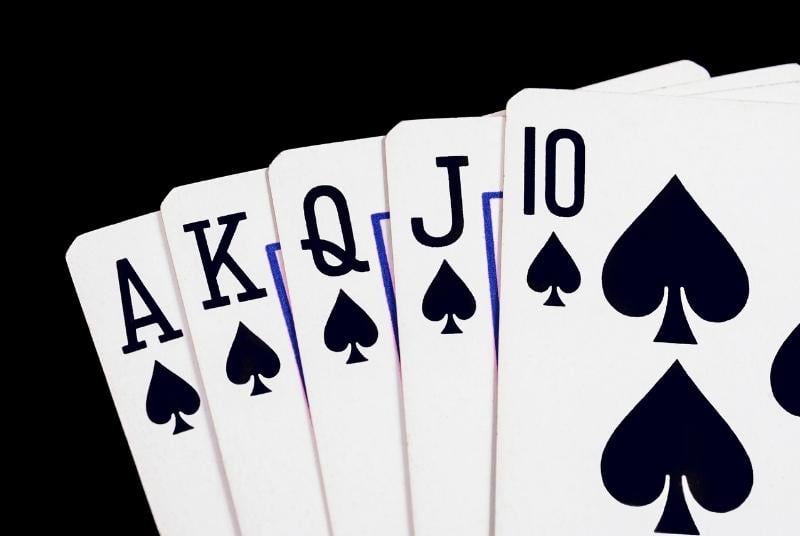 Spade Suit Royal Flush