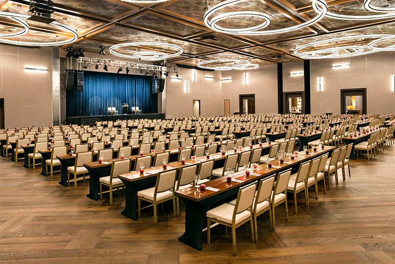 Live! Casino & Hotel Architectural Image - Event Center Classroom Setup