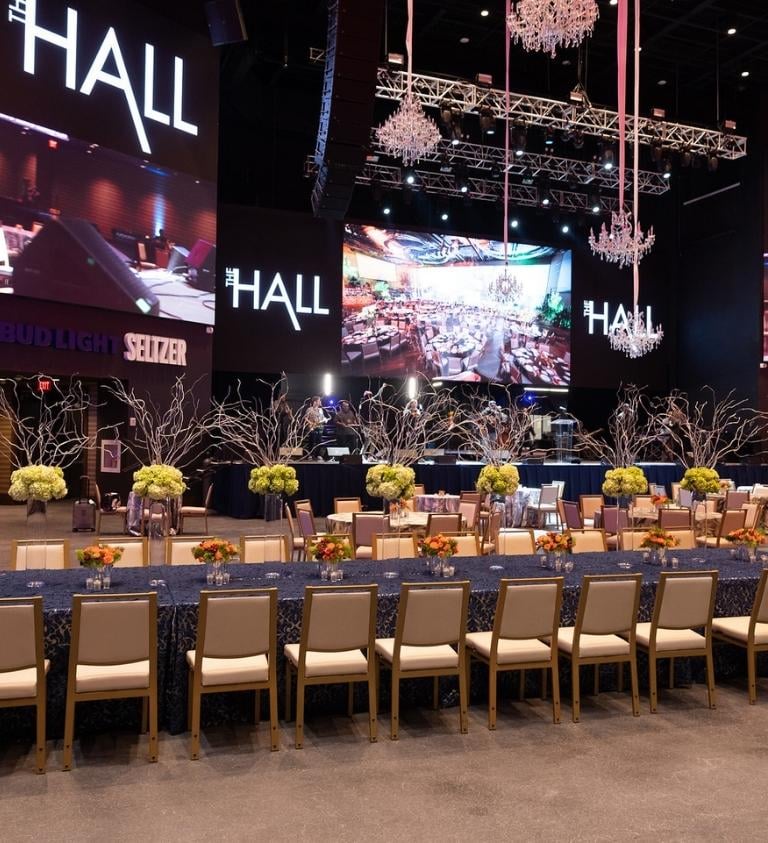 The HALL at Live!® Set Up For A Group Sales Event