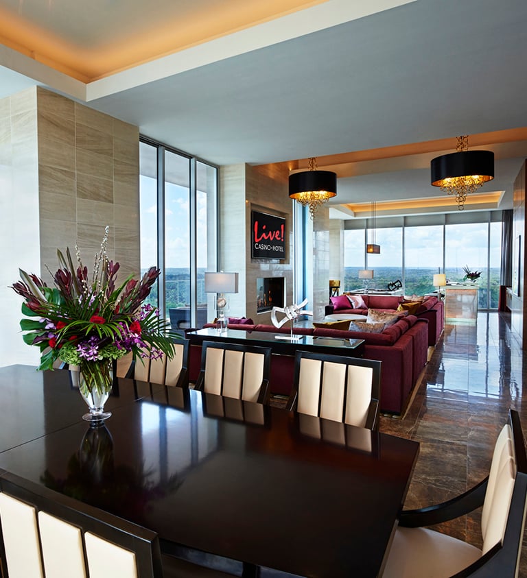 hotel suite interior