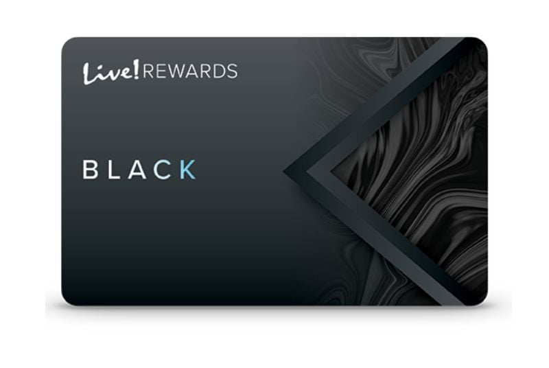 Live! Rewards Black card