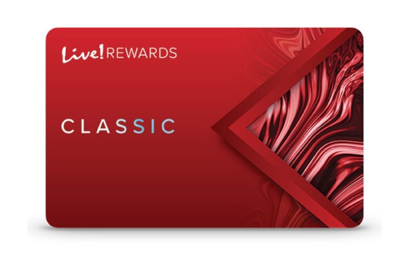 Live! Rewards Classic card