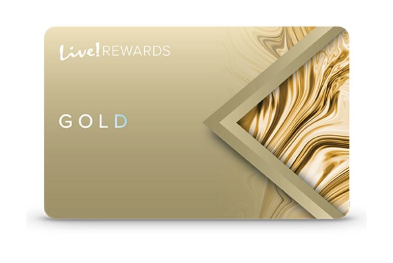 Live! Rewards Gold card