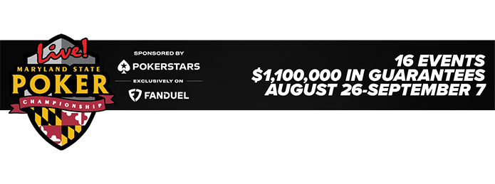 Maryland state poker tournament logo