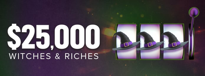 3 witch hats in the form of a slot machine