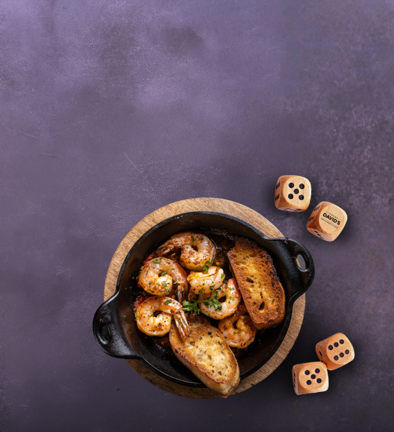food and dice