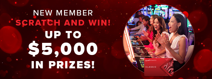 red background with small image of slots players smiling