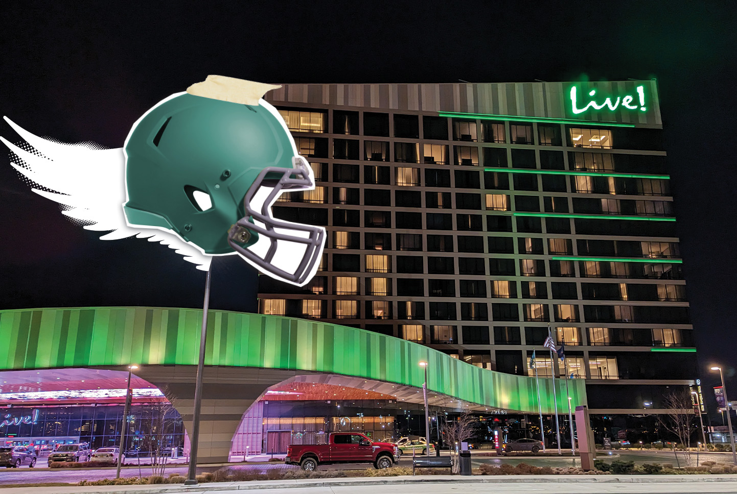 Live! Casino with Philadelphia Birds Helet