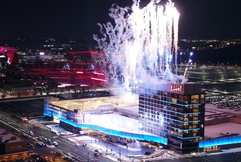 Live! Casino & Hotel Philadelphia Fireworks