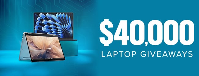 $40,000 Laptop Giveaways