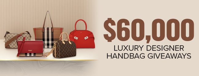 $60,000 Luxury Designer Handbags Giveaway