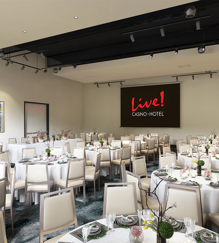 Espacio para eventos Sala de reuniones de Live! Casino y Hotel Philadelphia