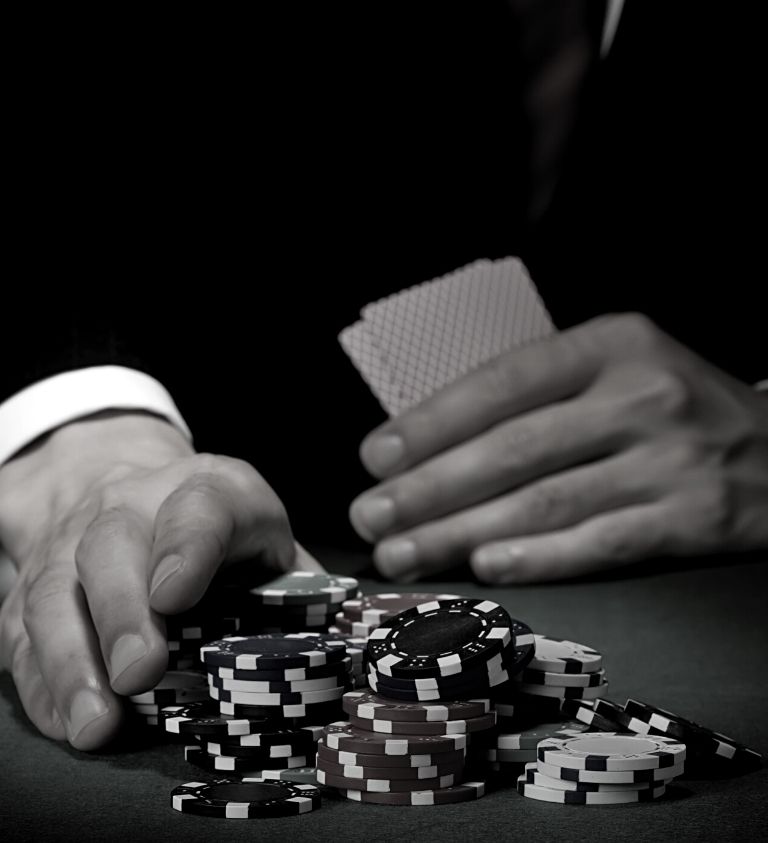 Man Betting Chips