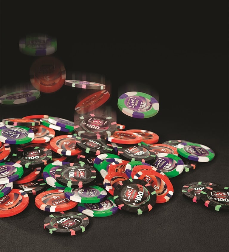 Live! Poker Room - Chips Falling